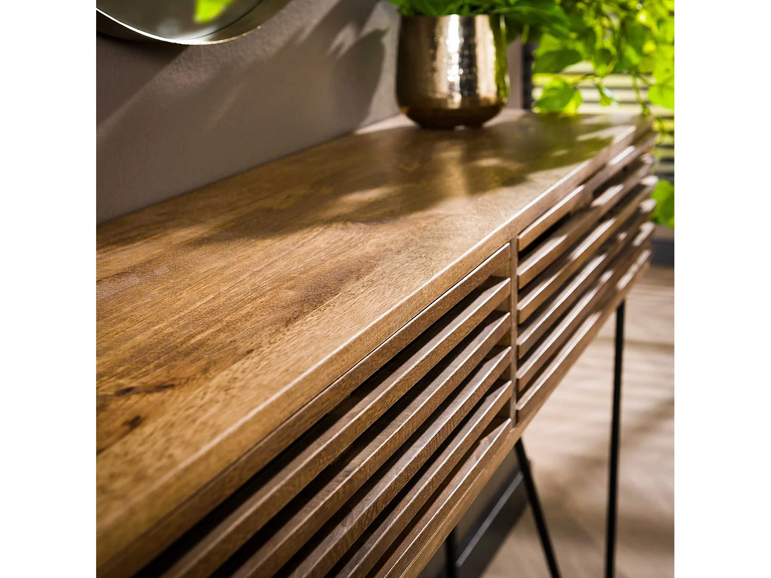 Coiffeuse 2L tweak / bois de manguier