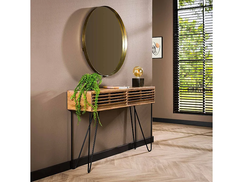 Coiffeuse 2L tweak / bois de manguier