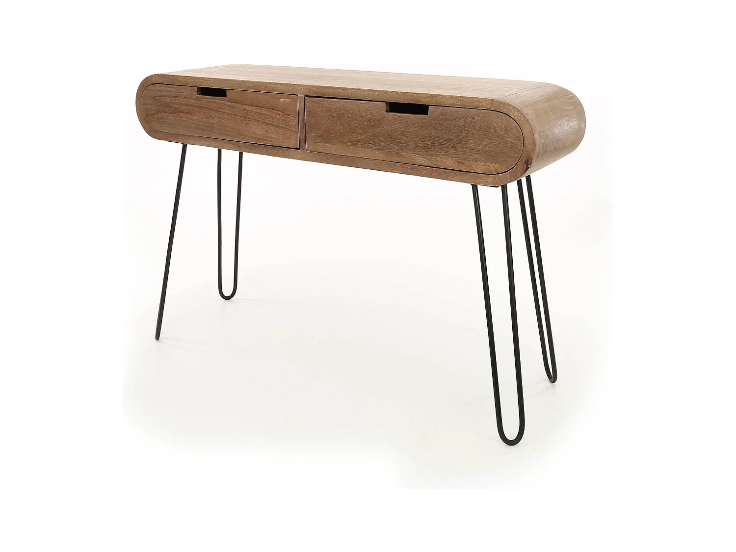 Kaptafel Barrel - 2 Lades - Hout - 120x30x76