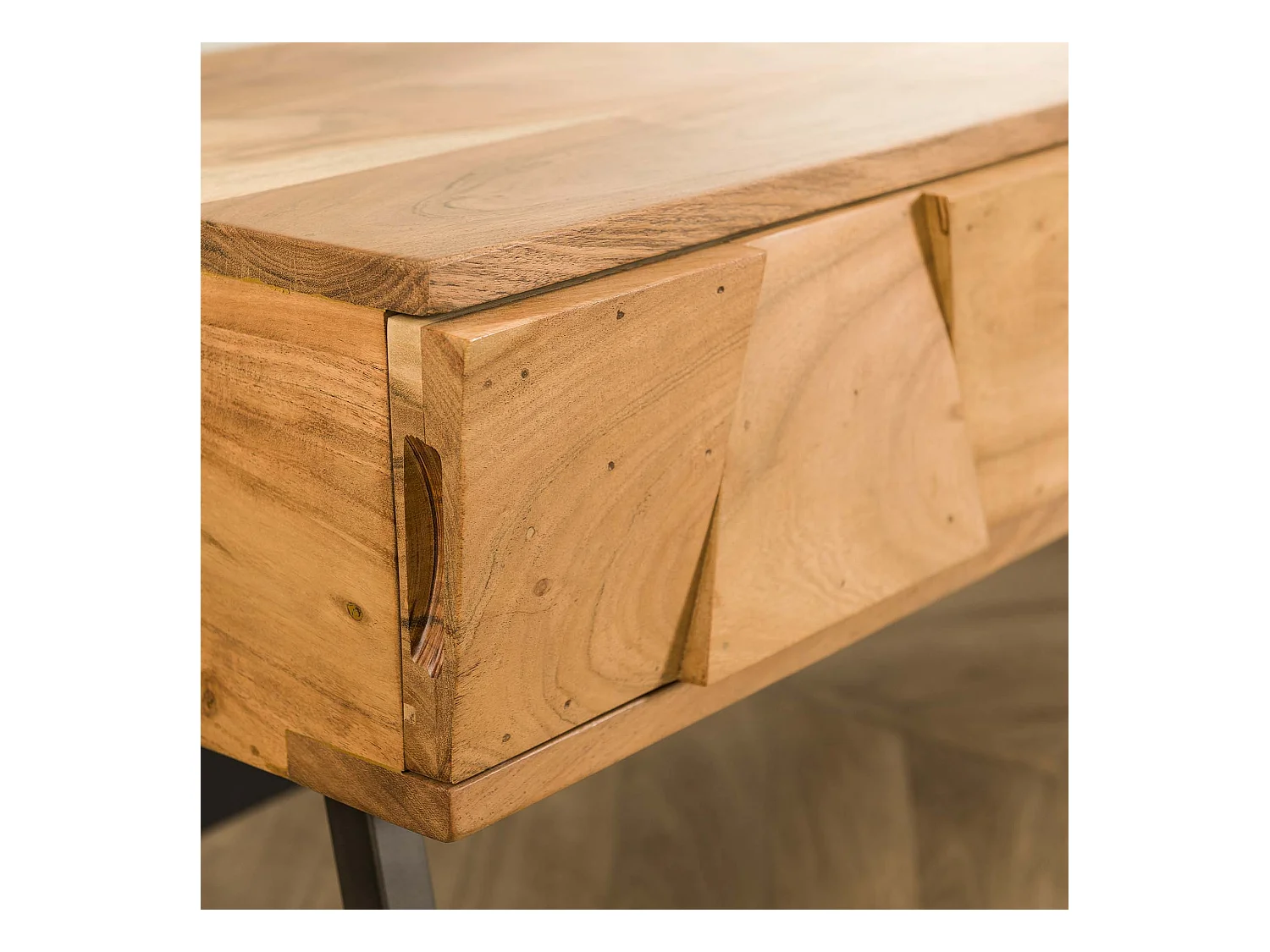 Coiffeuse Demn - Bois d'acacia massif - 120cm