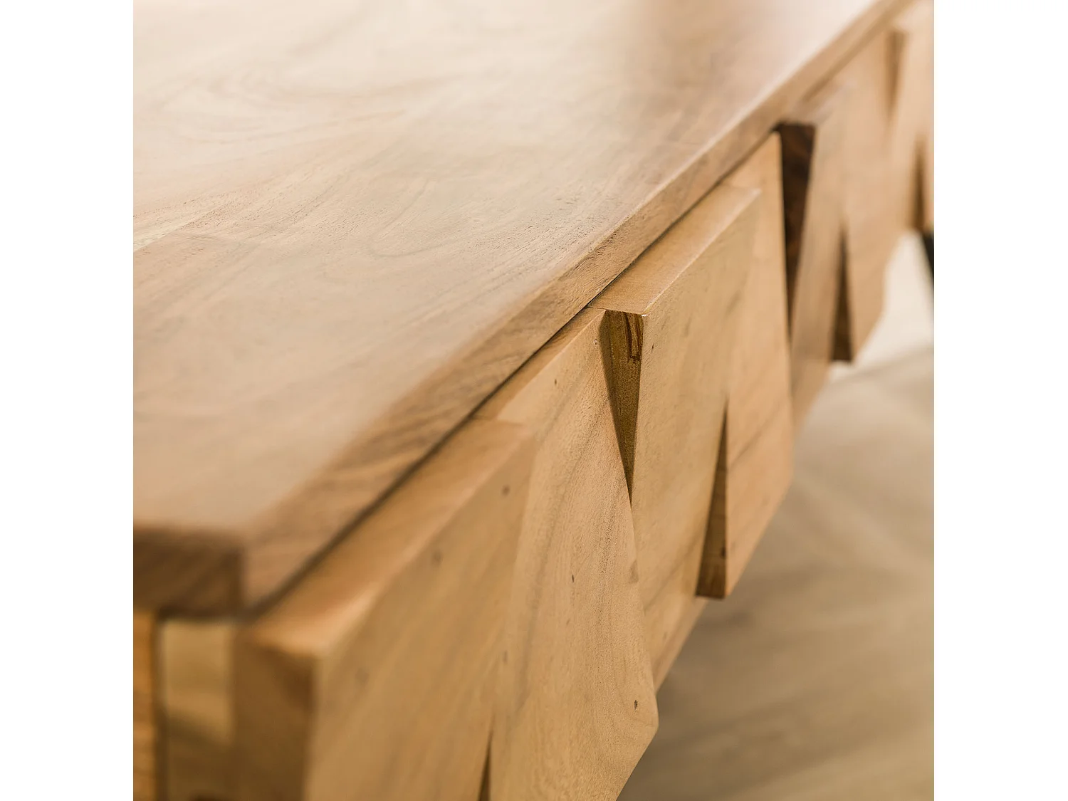 Coiffeuse Demn - Bois d'acacia massif - 120cm