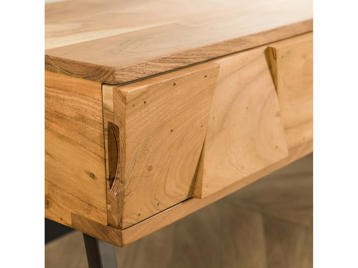 Coiffeuse Demn - Bois d'acacia massif - 120cm