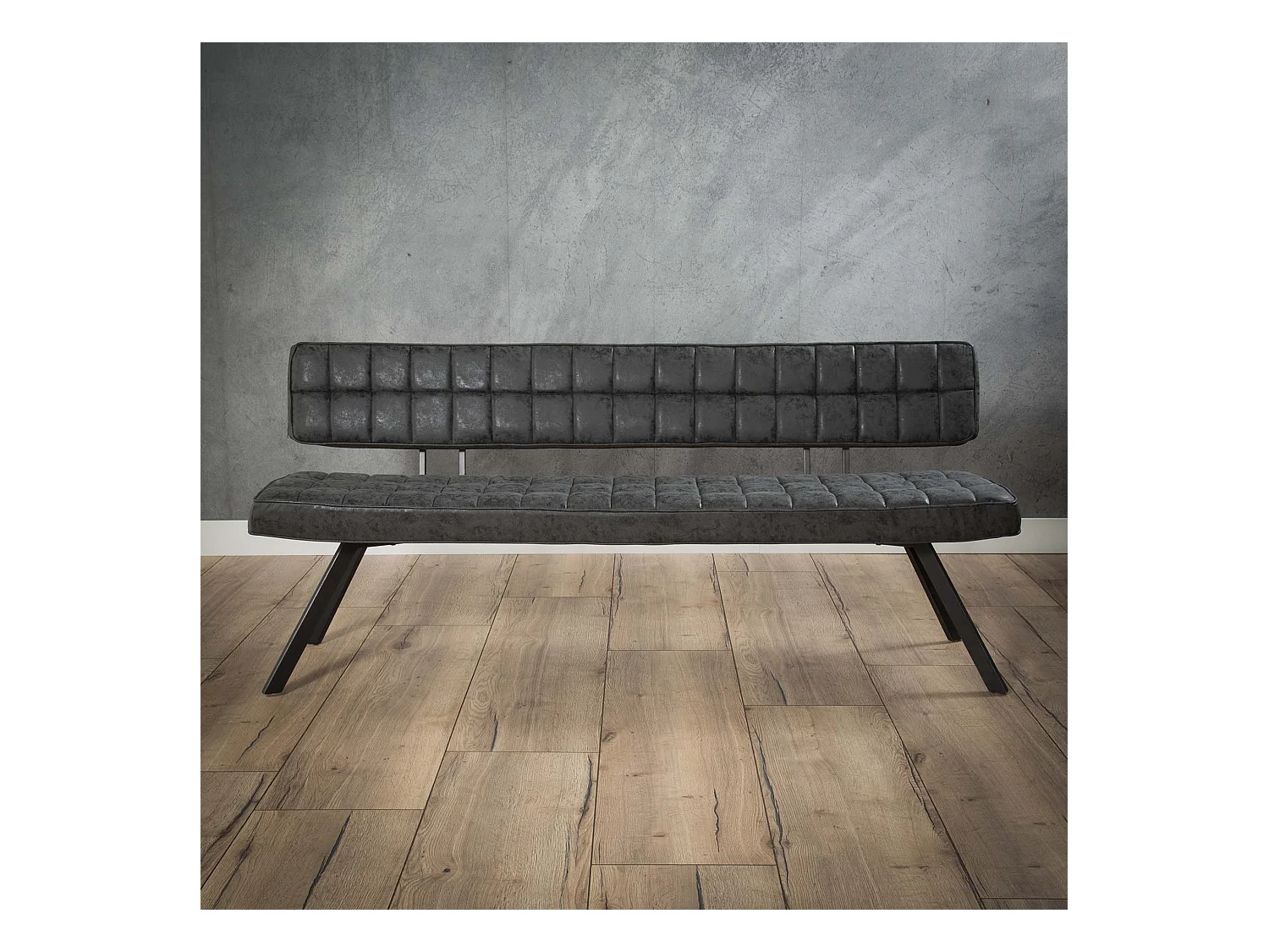 Banquette de salle à manger 180 cm - Simili cuir - 4 personnes