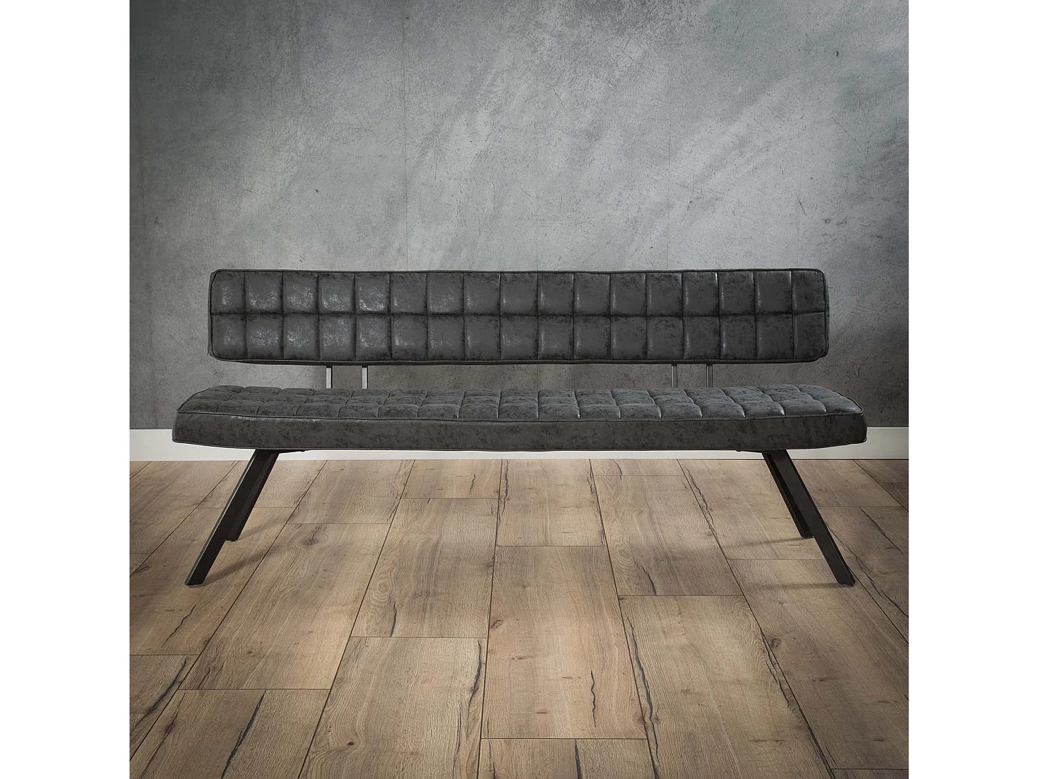 Banquette de salle à manger 180 cm - Simili cuir - 4 personnes