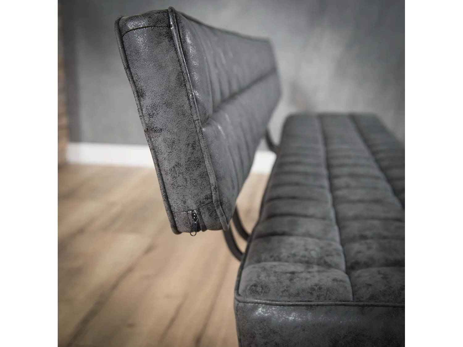 Banquette de salle à manger 180 cm - Simili cuir - 4 personnes