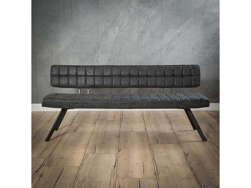 Banquette de salle à manger 180 cm - Simili cuir - 4 personnes