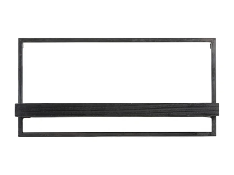 Wandplank MADDISON - 60x15x30cm - Zwart