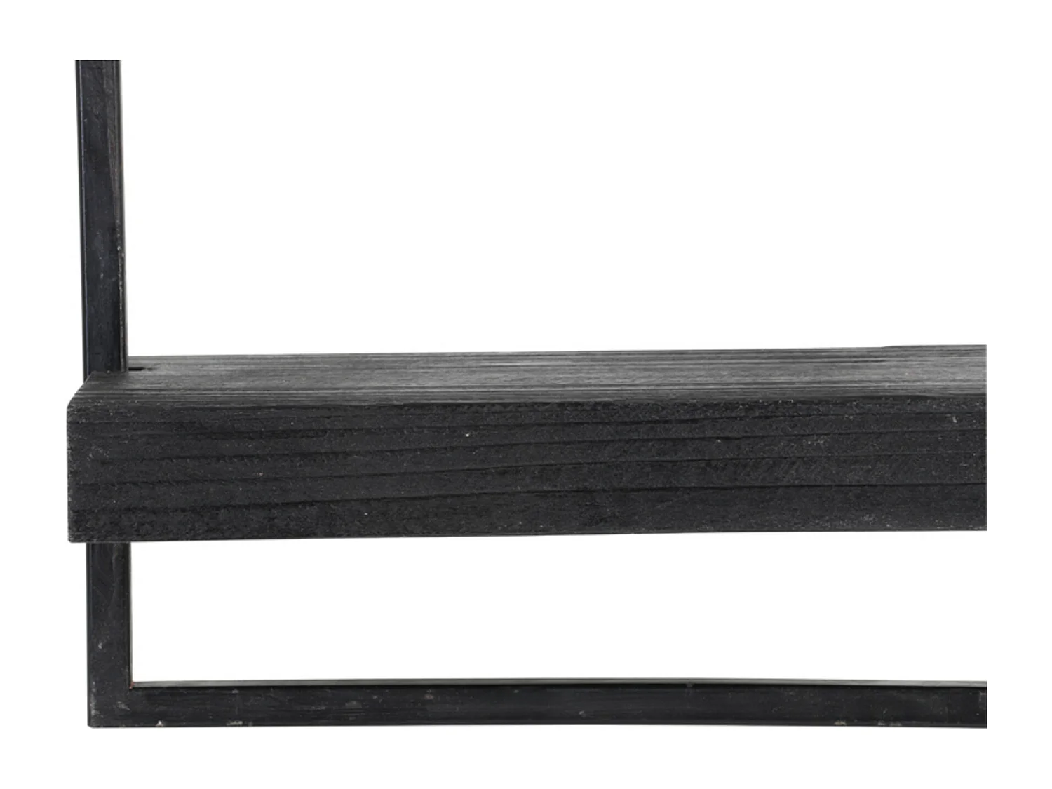 Wandplank MADDISON - 80x15x24cm - Zwart