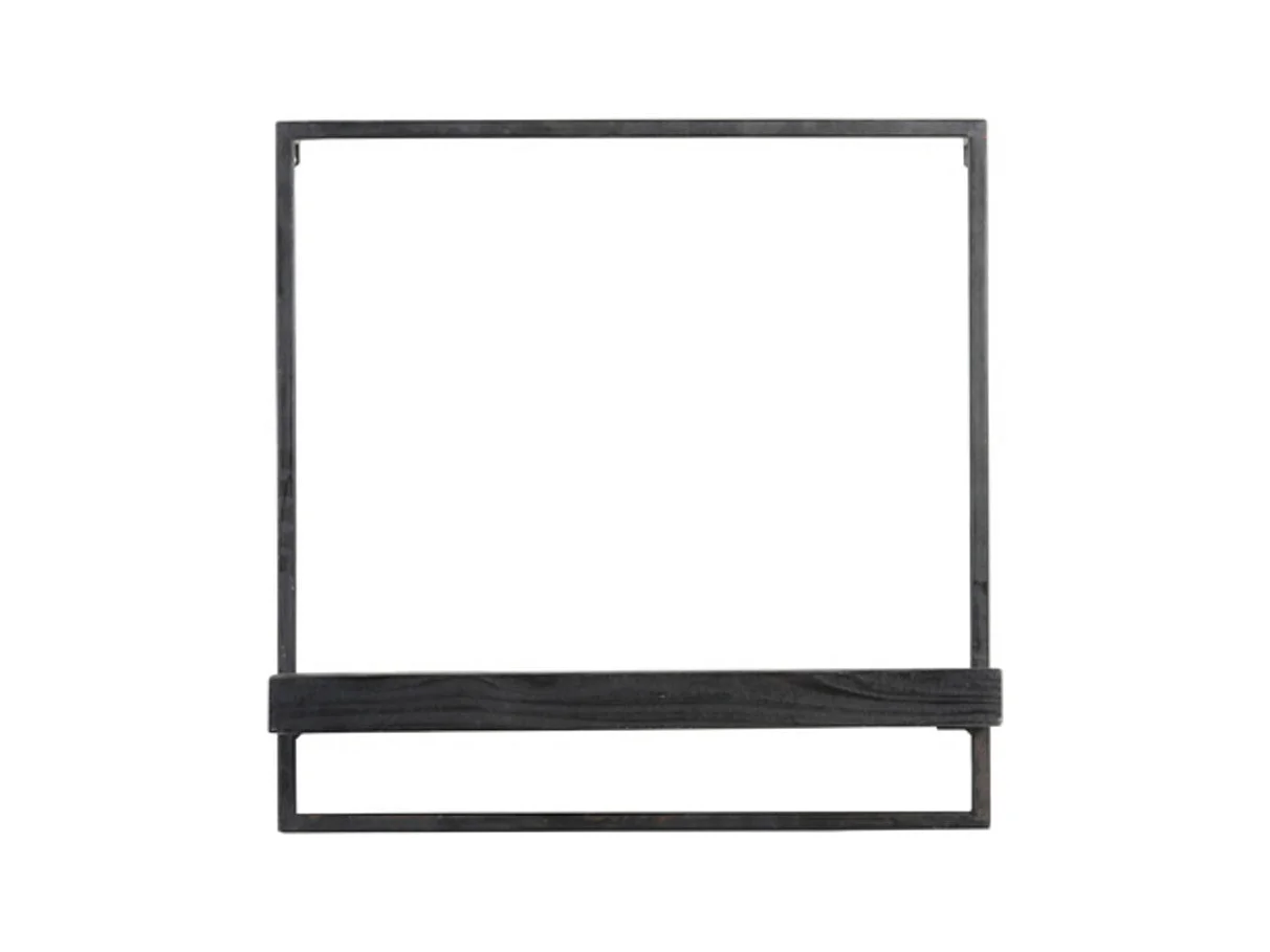 Wandplank MADDISON - 50x15x50cm - Zwart