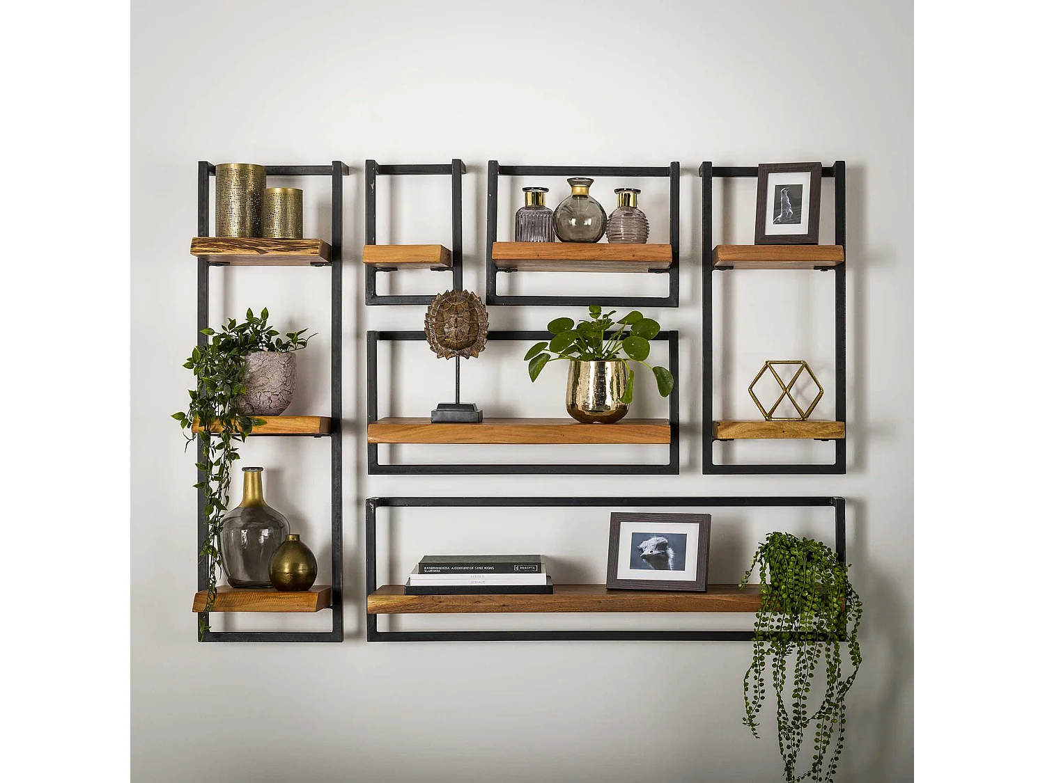 Wandplank Edge - 65cm - Acaciahout