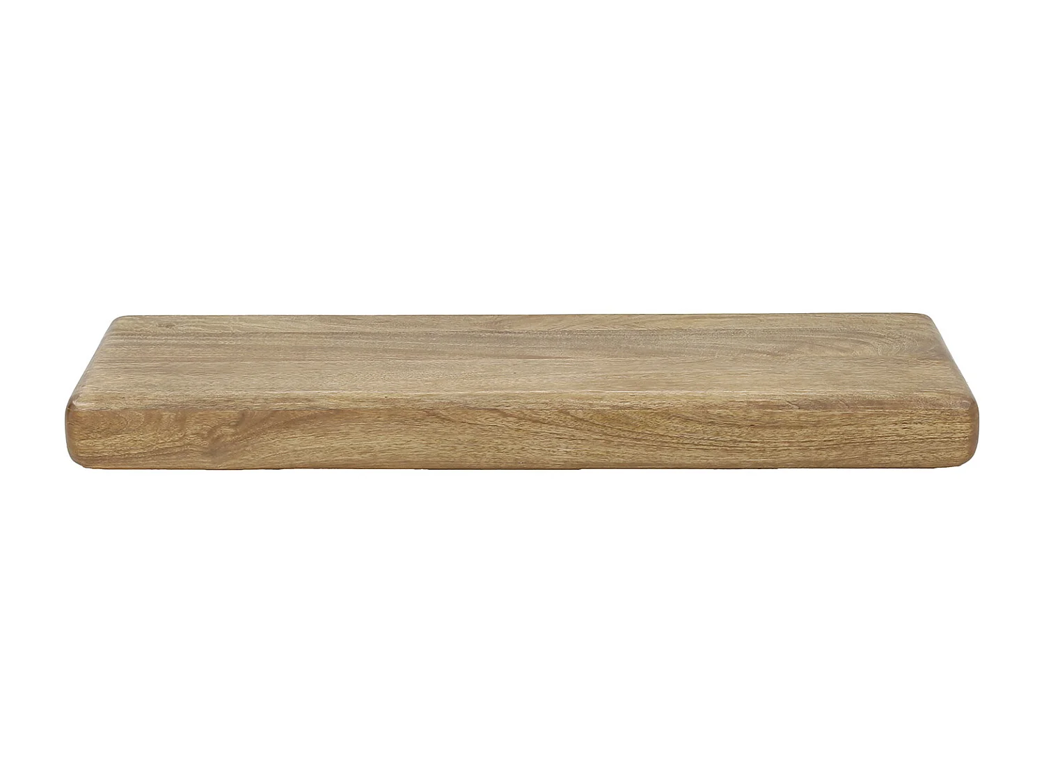 Wandplank Sleek 118cm - Massief Mango Zandkleur