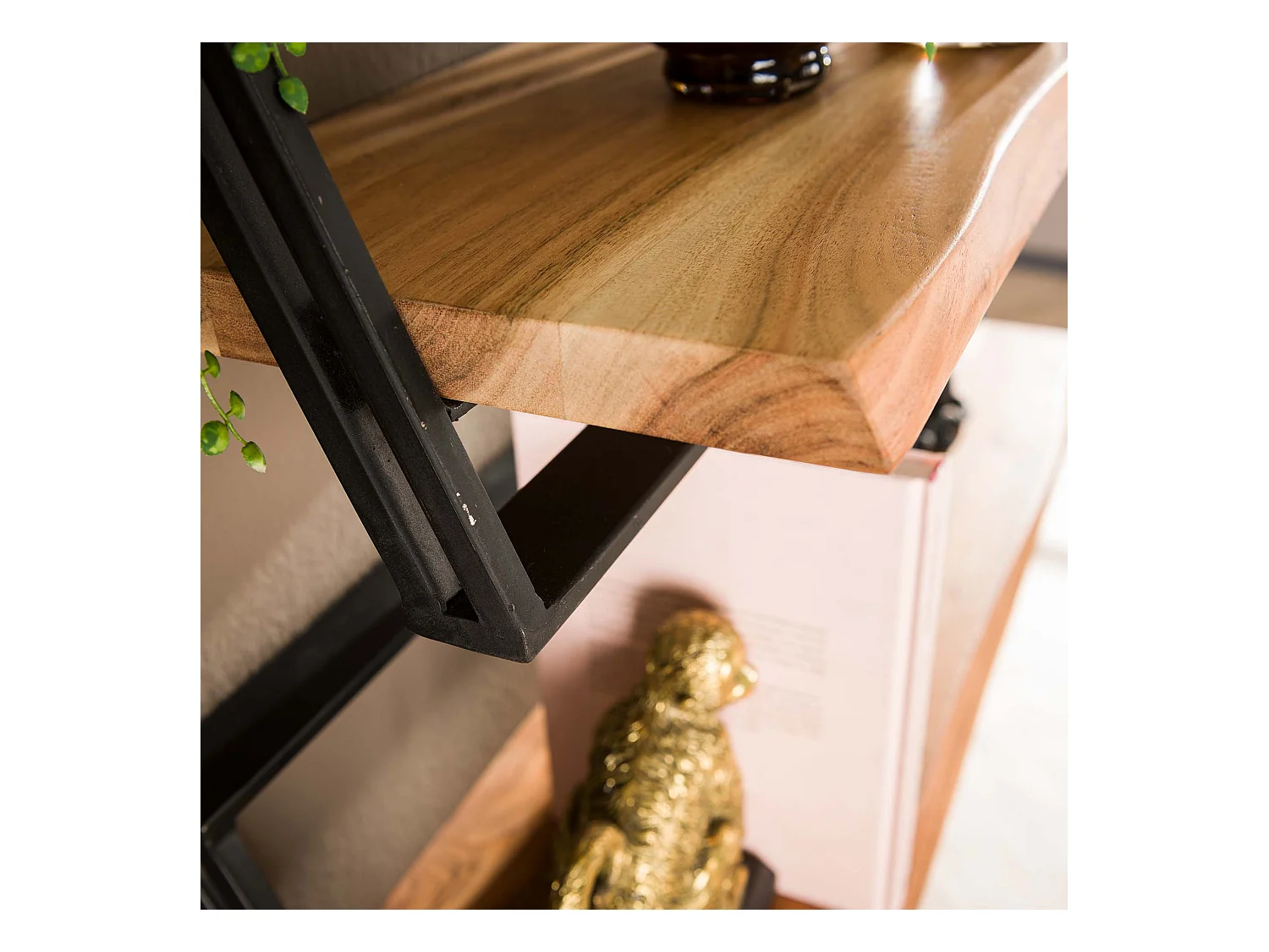 Wandschap Lean Set van 3 - Acaciahout