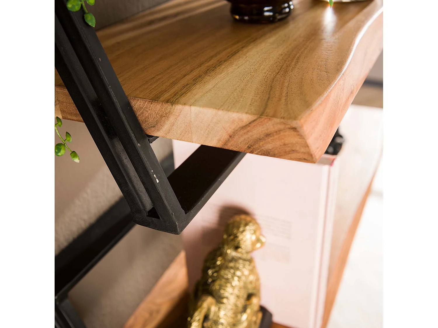 Wandschap Lean Set van 3 - Acaciahout