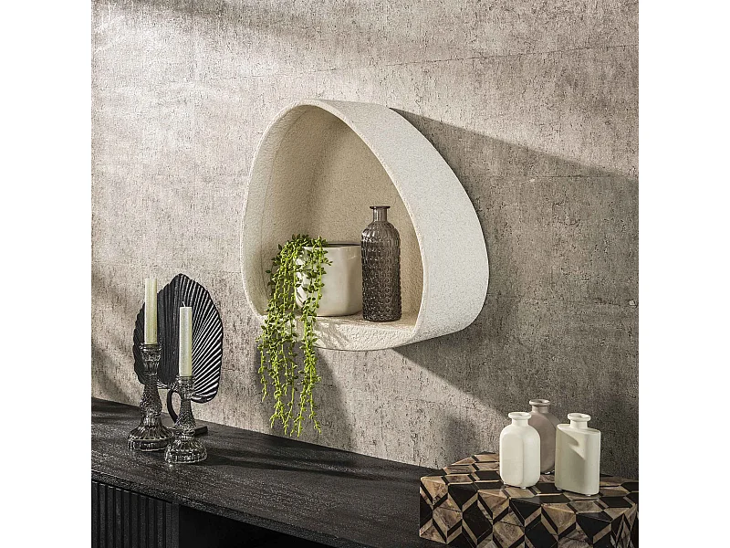 Wandschap Stone Driehoek - Marmer Composiet