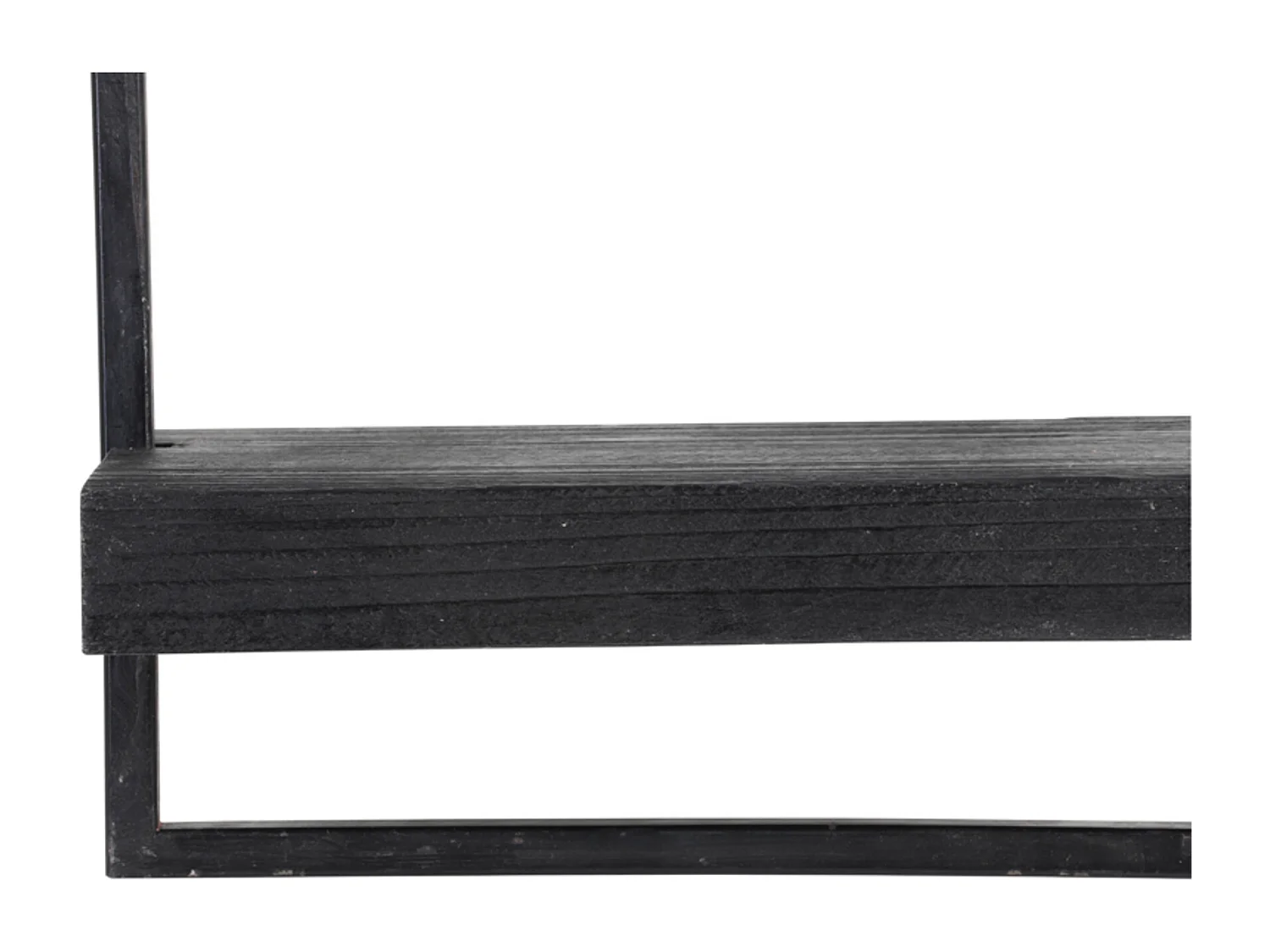 Wandplank MADDISON - 120x18x24cm - Zwart