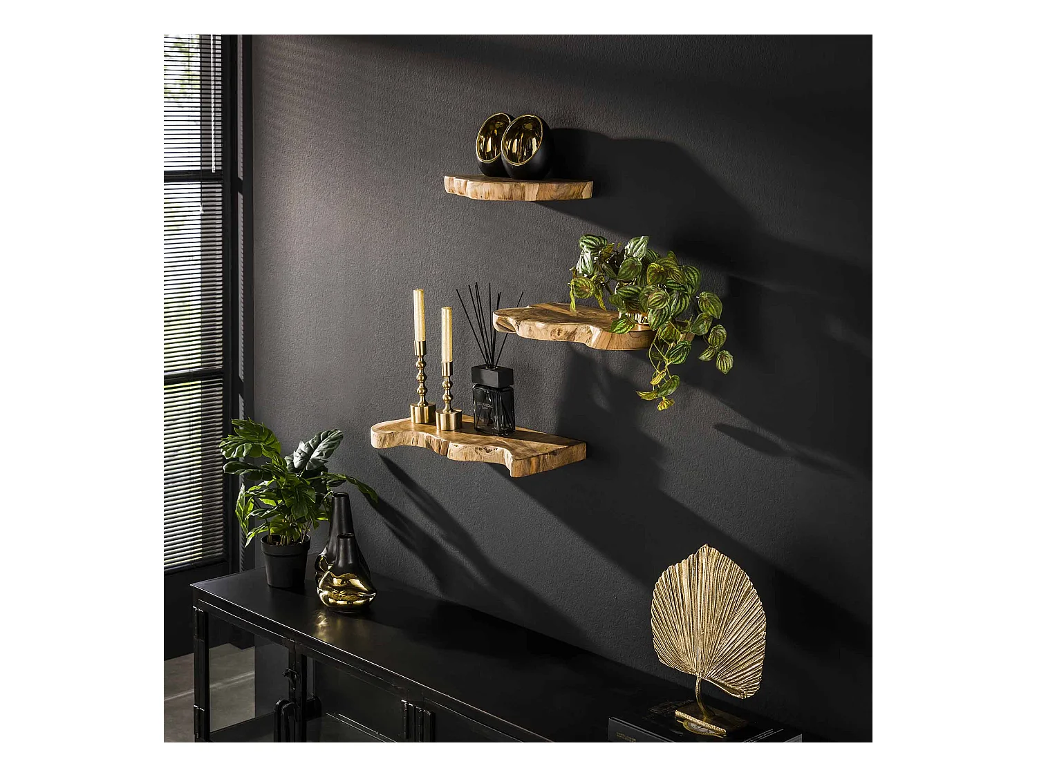 Wandschap Natural Line - Set van 3