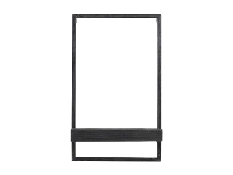 Wandplank MADDISON - 30x15x50cm - Zwart