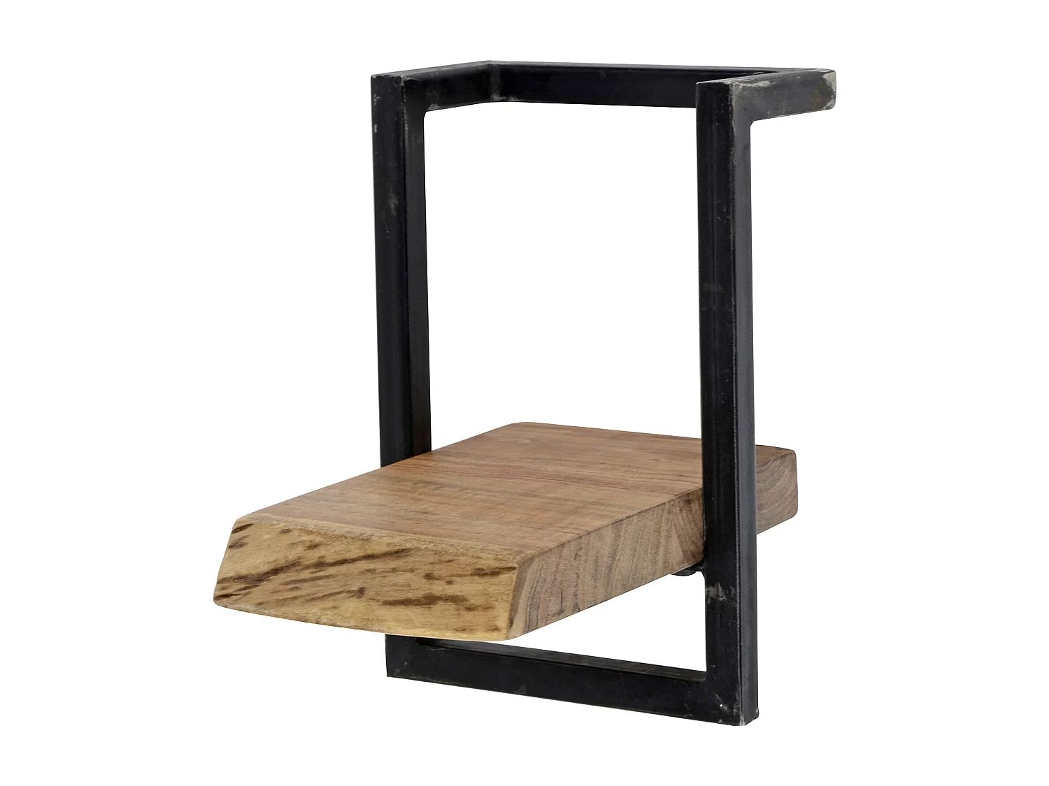 Wandplank Edge - 20cm - Acaciahout - Bruin