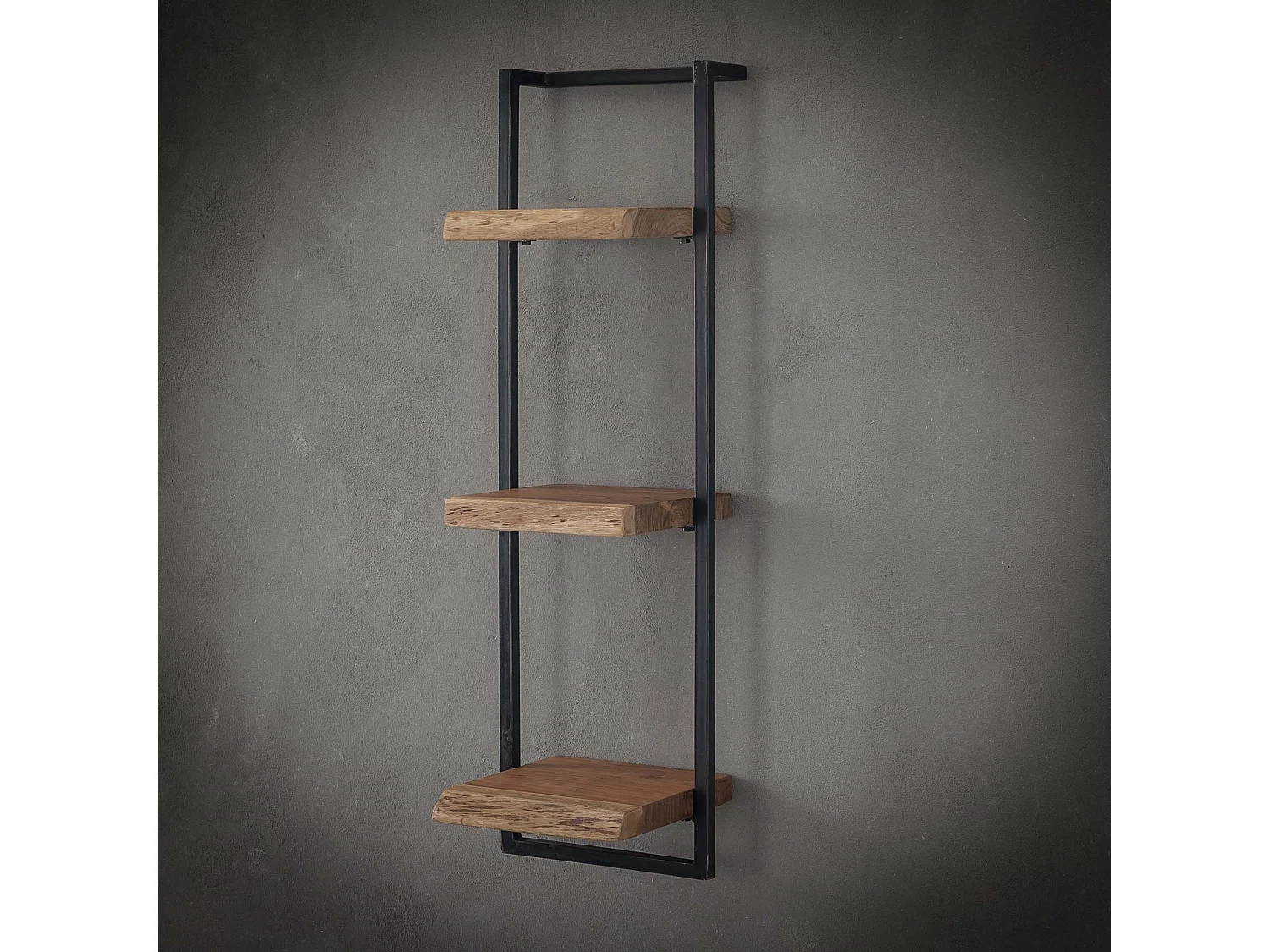 Wandplank Edge - 30cm - Acaciahout - Bruin