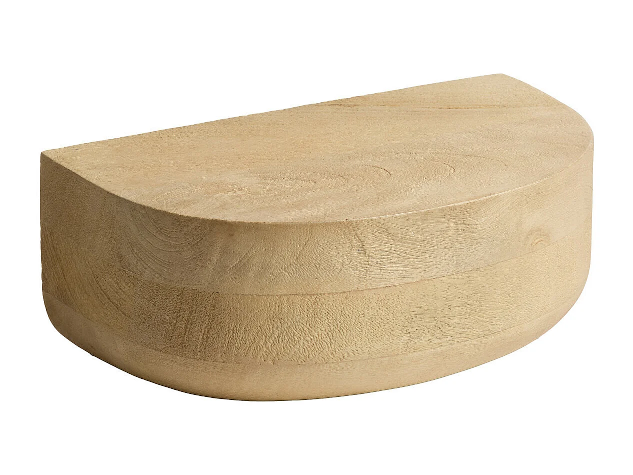 Wandplank DELGADO - 30x18x12cm - Bruin