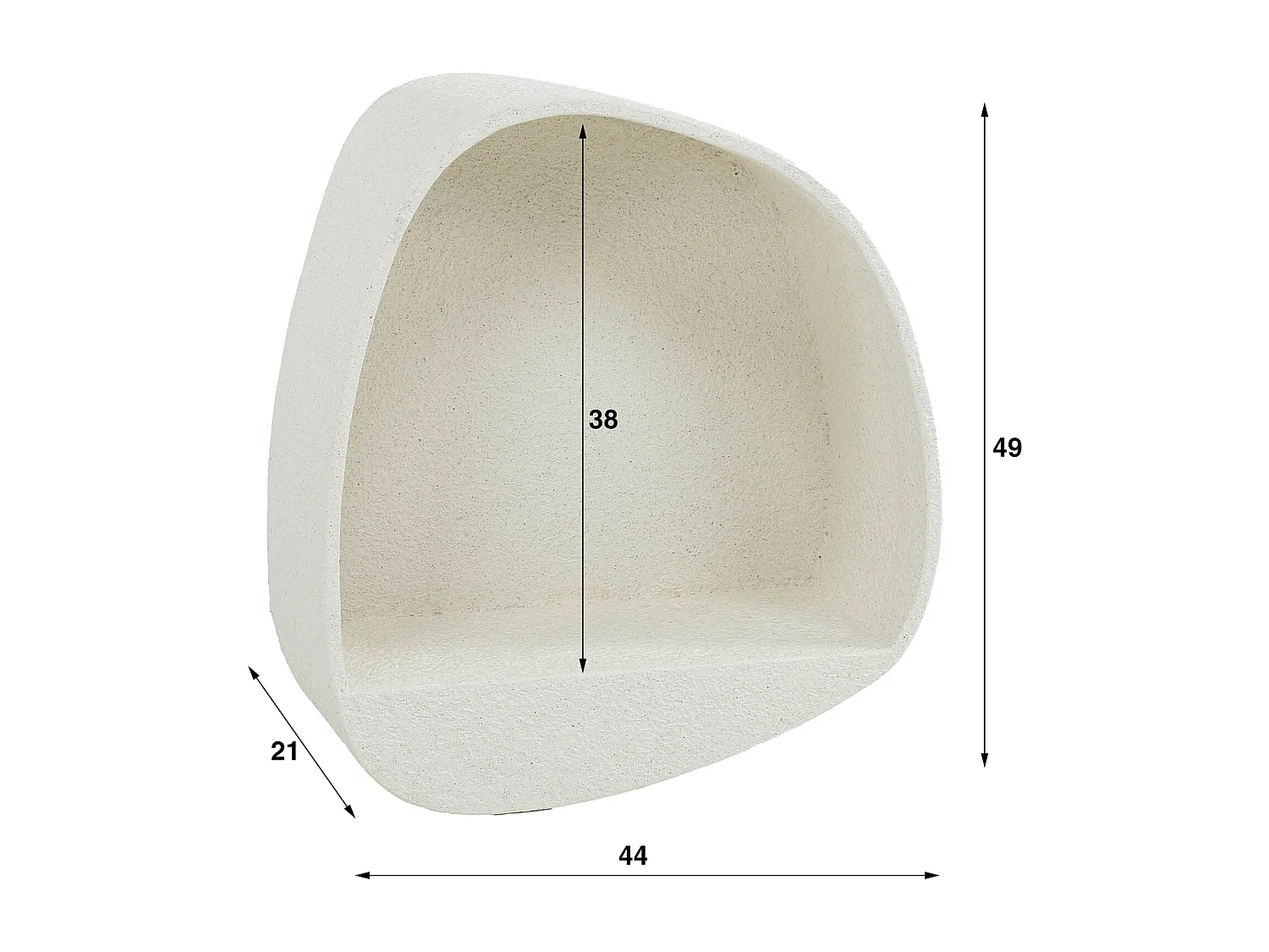 Wandschap Stone Breed - Marmer Composiet