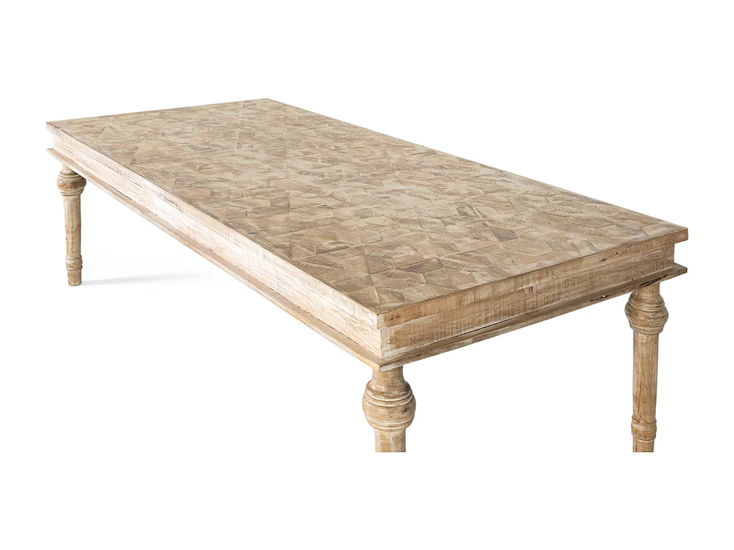 Table à manger en bois de manguier massif 200cm