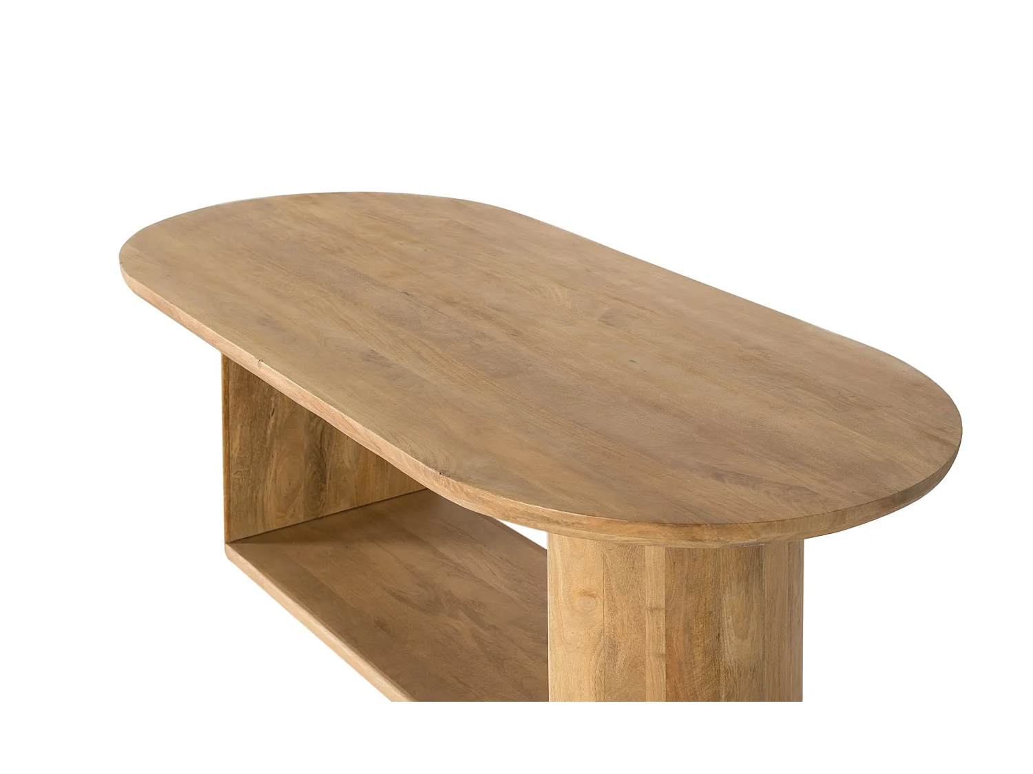 Mesa de jantar em madeira de mangueira, 210 cm, estilo rústico moderno - 76 x 210 x 100 mm