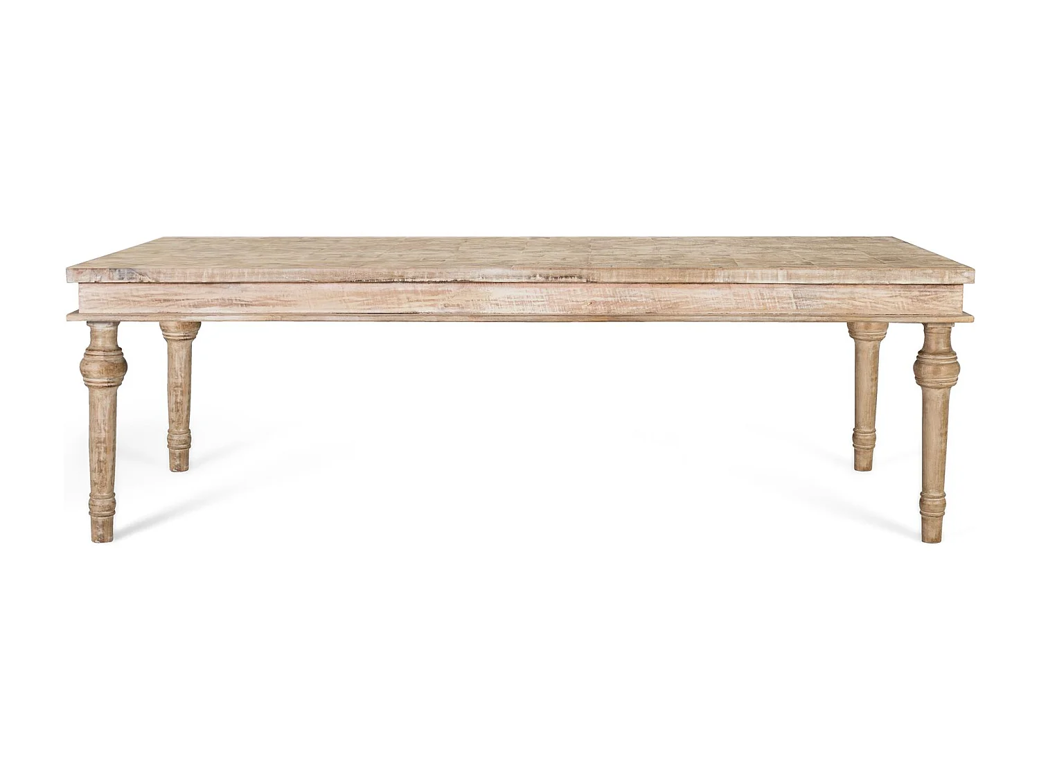 Mesa de comedor fabricada en madera maciza de mango 240cm