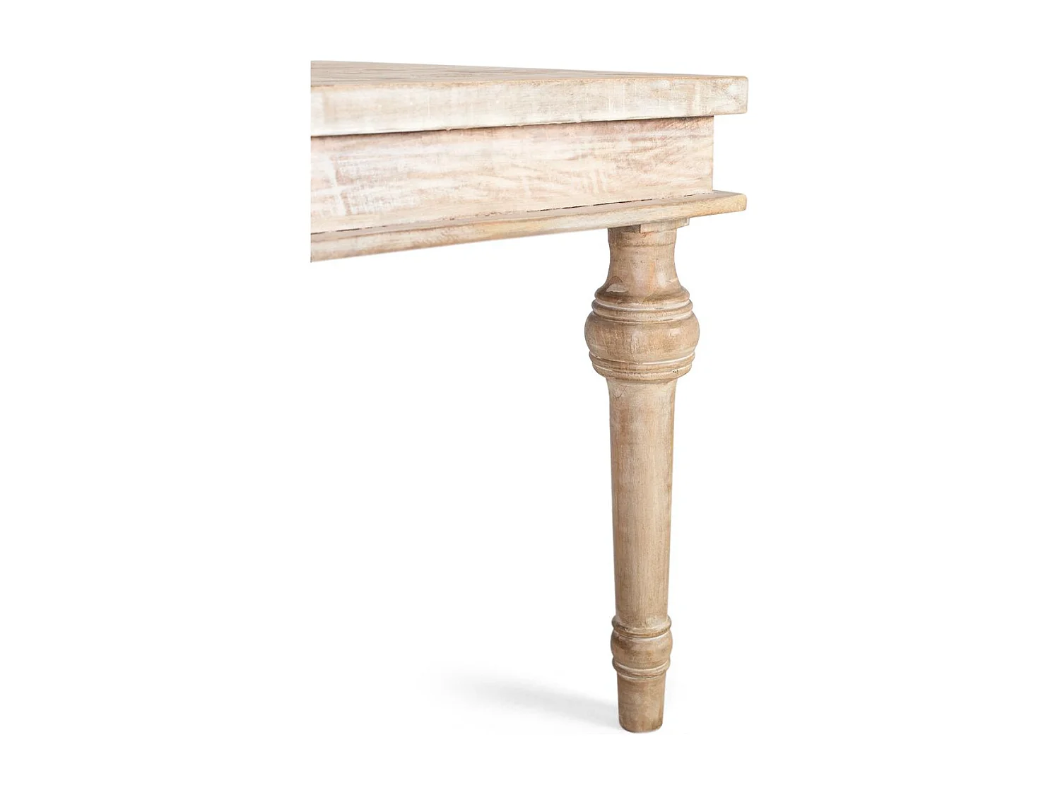 Mesa de comedor fabricada en madera maciza de mango 240cm