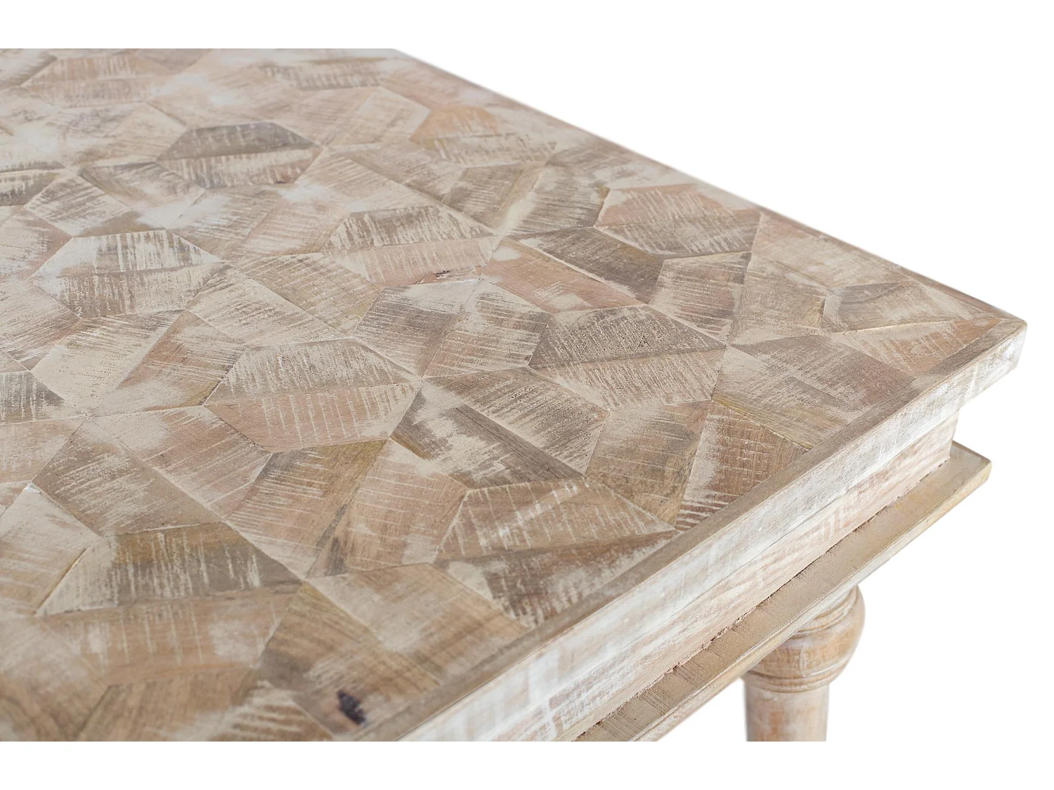 Mesa de comedor fabricada en madera maciza de mango 240cm