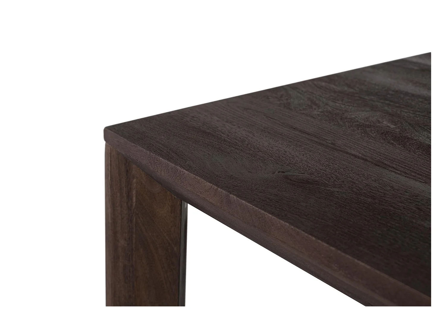 Rechthoekige eettafel van mangohout 230 cm