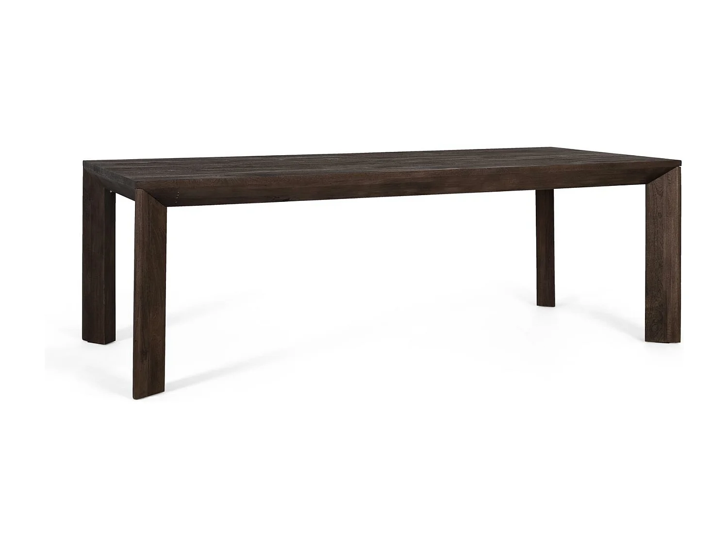 Prostokątny stół żłóbkowy z drewna manguier 230 cm