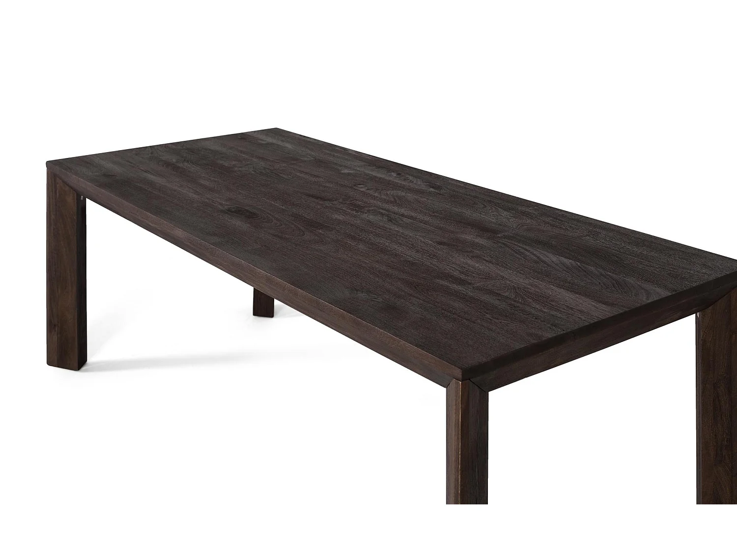 Prostokątny stół żłóbkowy z drewna manguier 230 cm