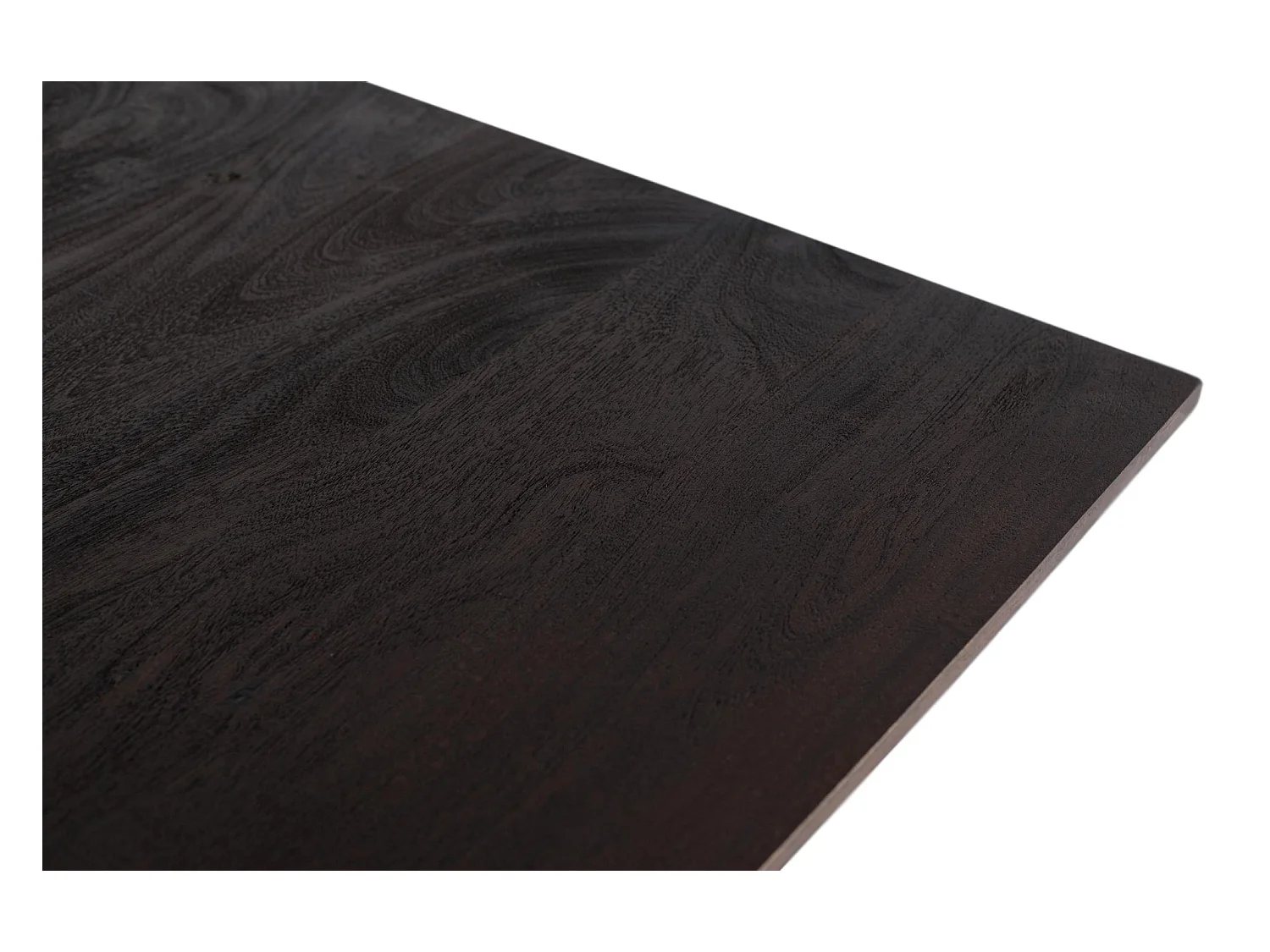 Eettafel in acaciahout en metalen poten 230 cm