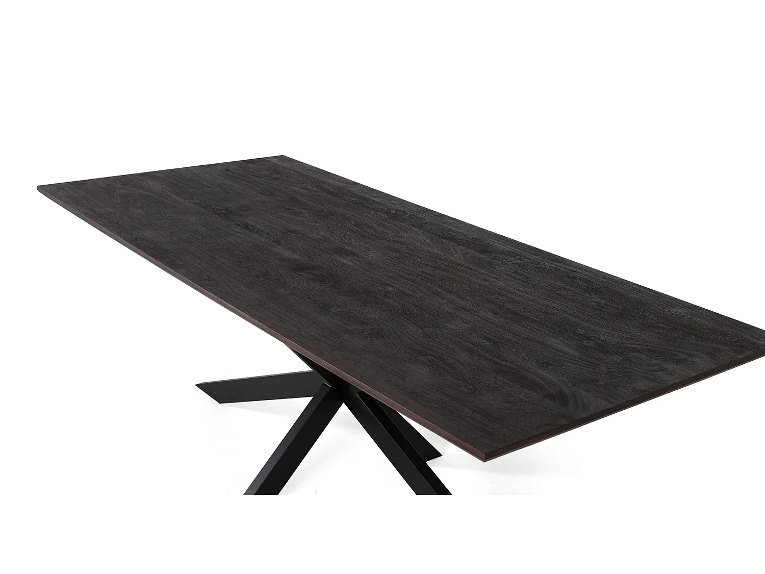 Mesas de Comedor de Madera de Acacia 230 Cm Estilo Rústico Moderno-76x230x100