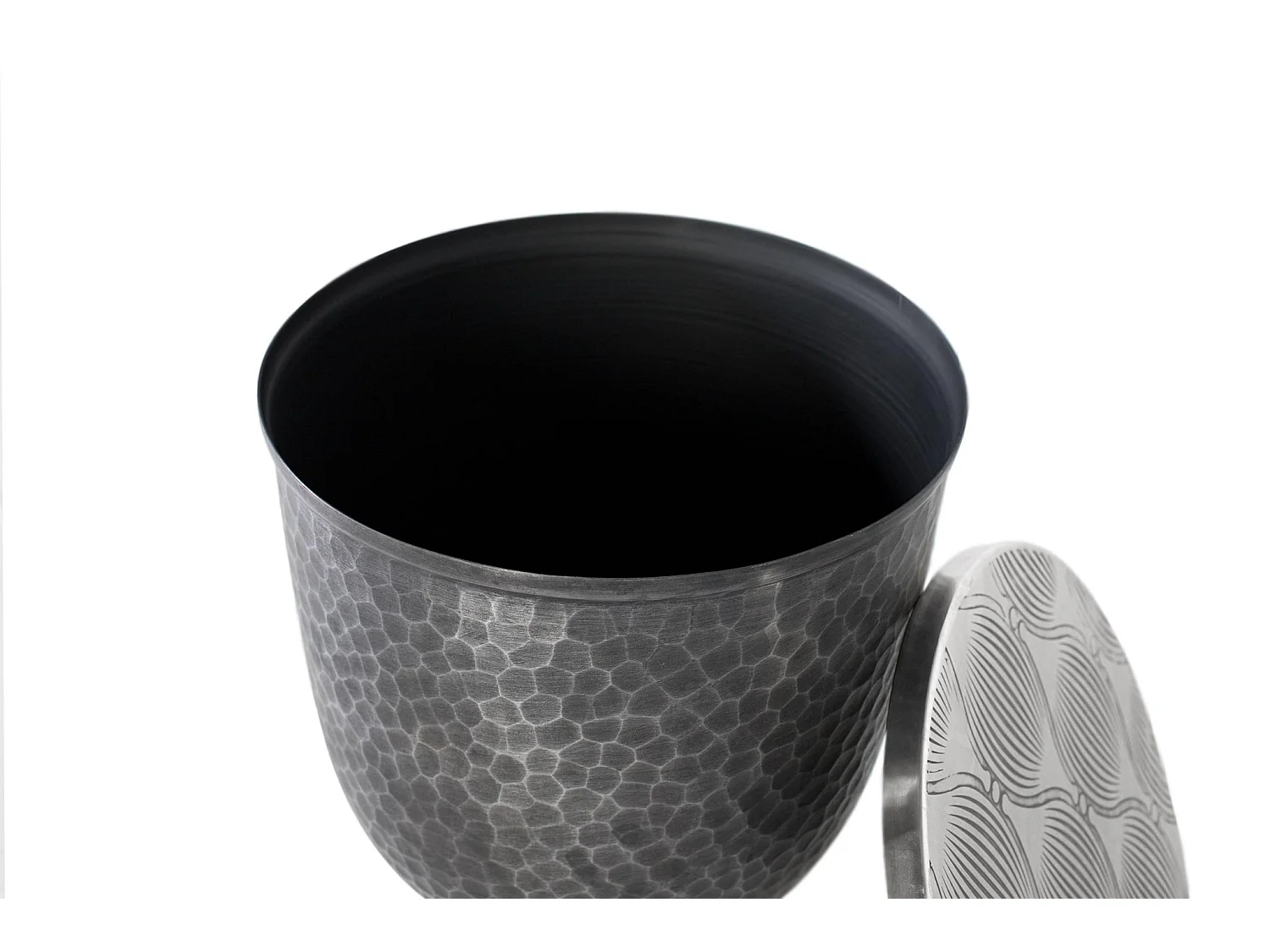 Tables basses en aluminium 46 cm, style industriel moderne - 51 x 46 x 46 cm