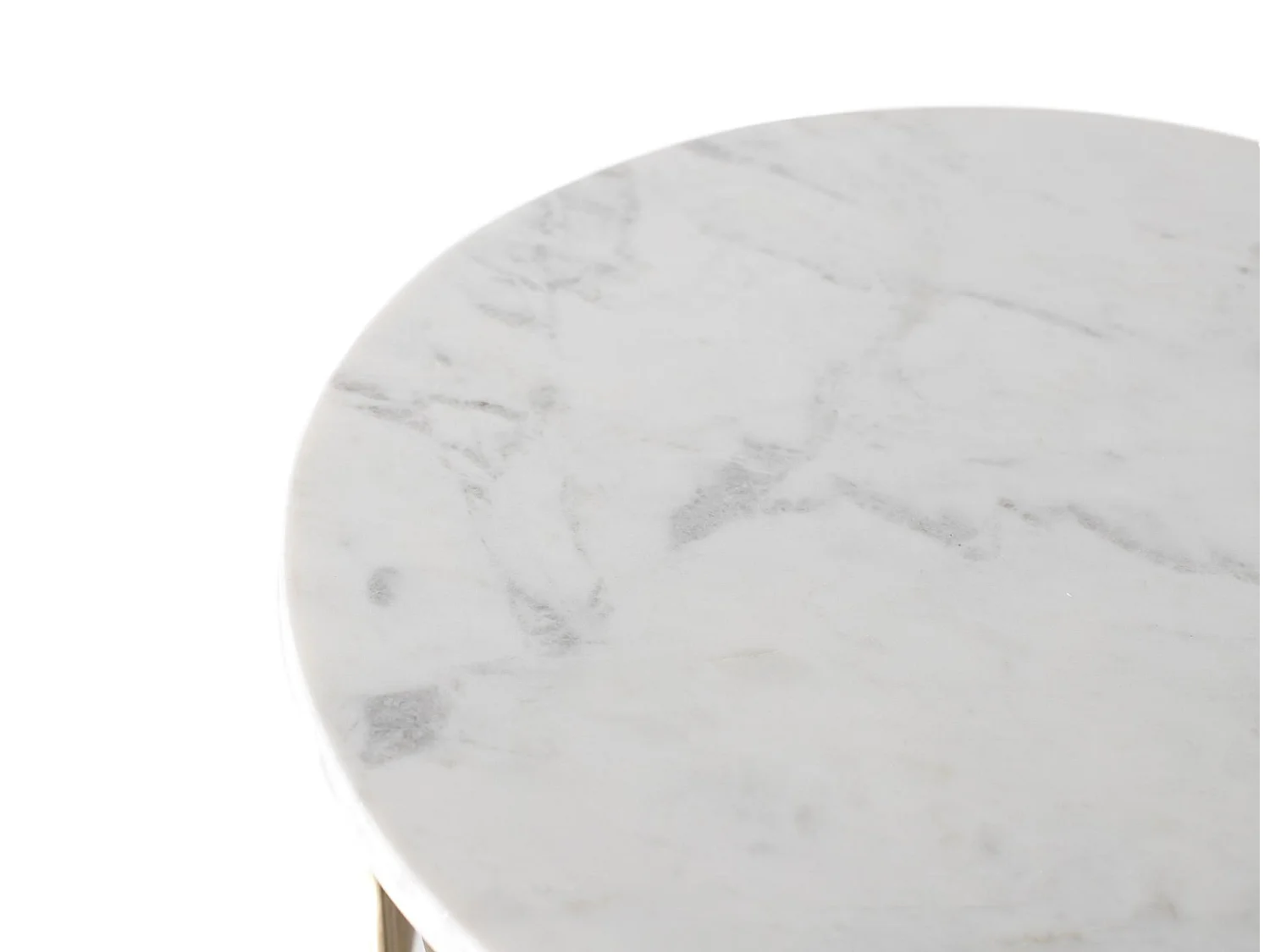 Tables basses en marbre 50 cm, style contemporain moderne - 55 x 50 x 50 cm