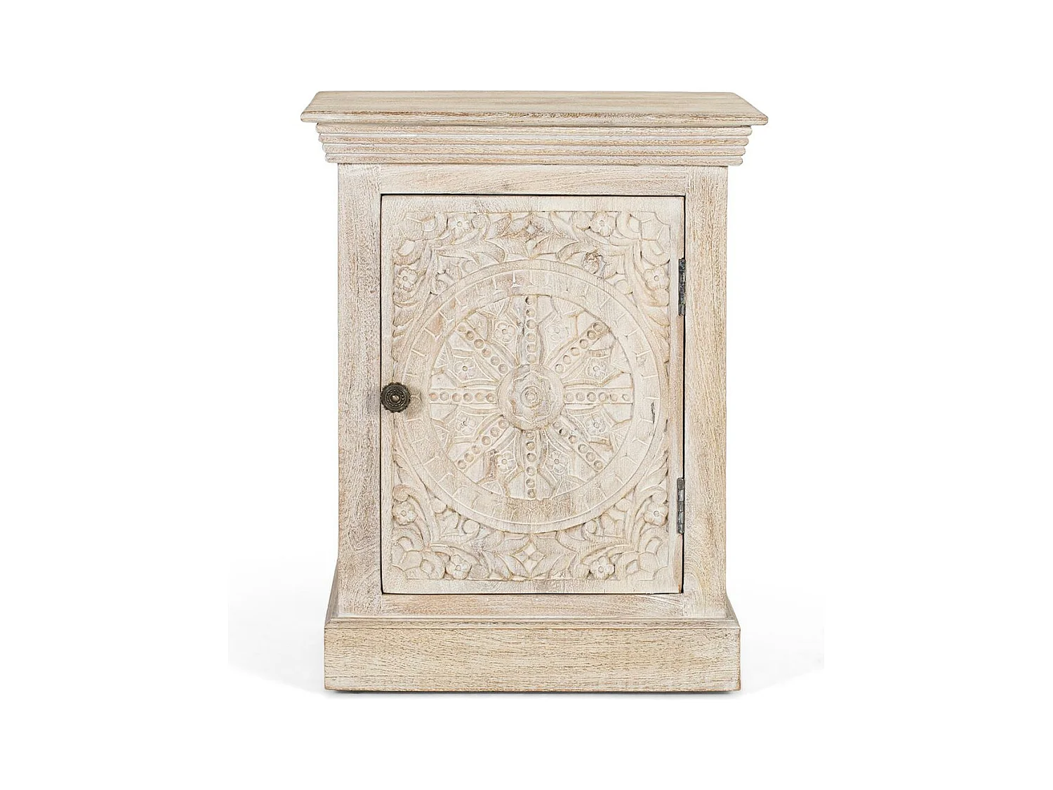 Petite table en bois de manguier finition sable