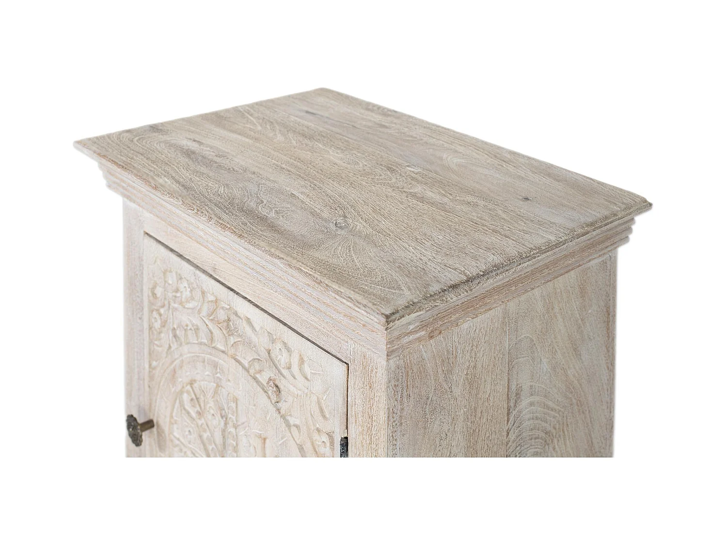 Petite table en bois de manguier finition sable