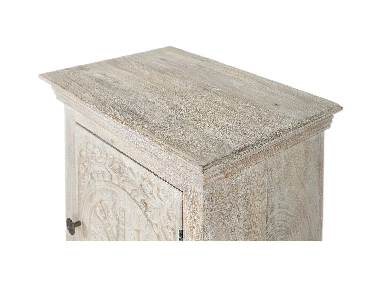 Petite table en bois de manguier finition sable