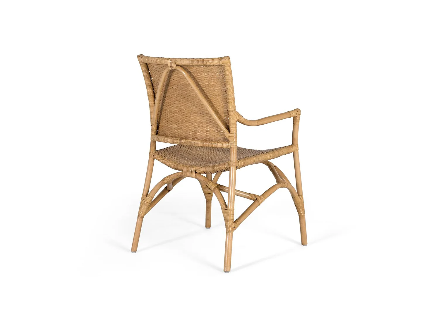 Fauteuil en rotin 54 cm style méditerranéen - 85 x 54 x 54