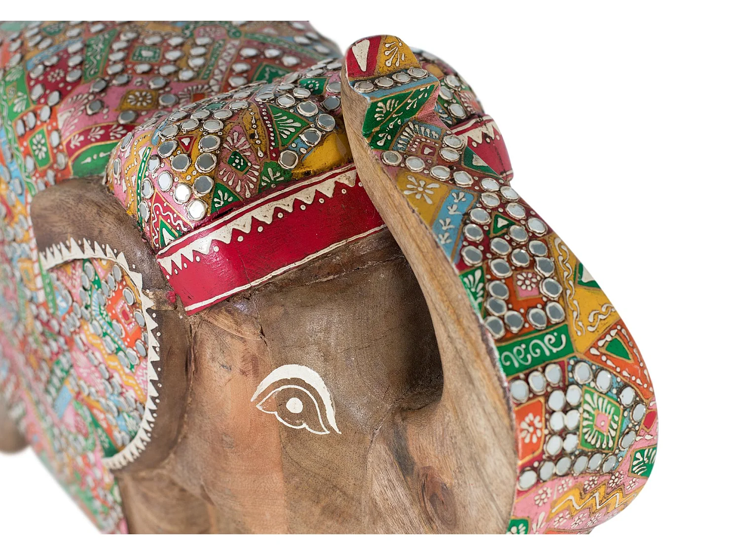 Dekorativ elefantfigur, 65 cm høy