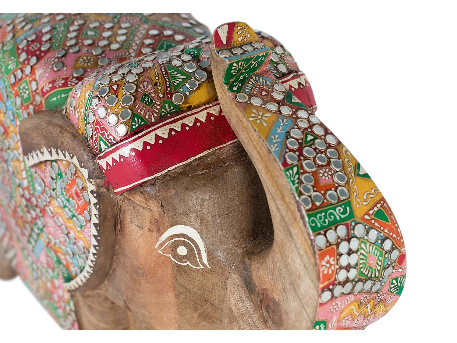 Dekorativ elefantfigur, 65 cm høy