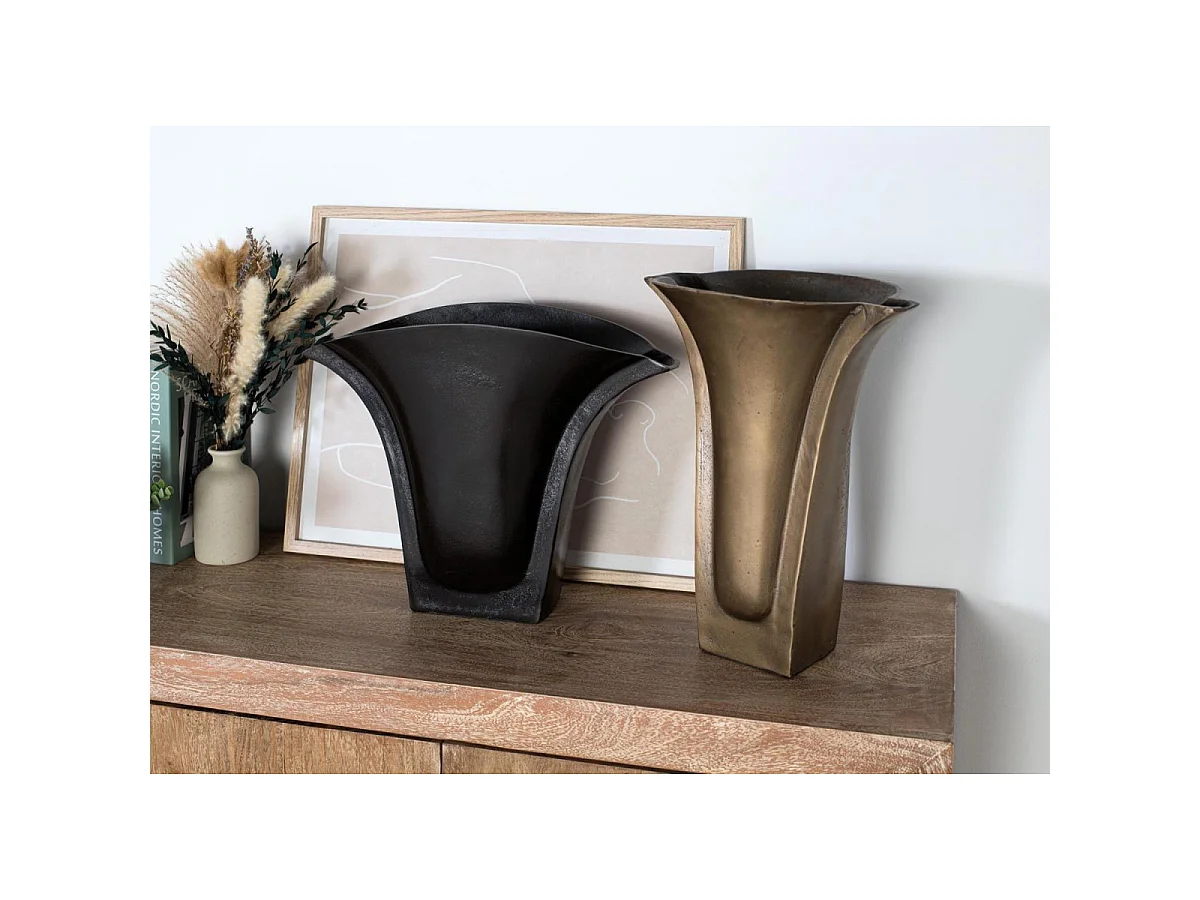 Grande décoration en métal 32 cm, petite 49 cm, style moderne - 39 x 47 x 24 cm