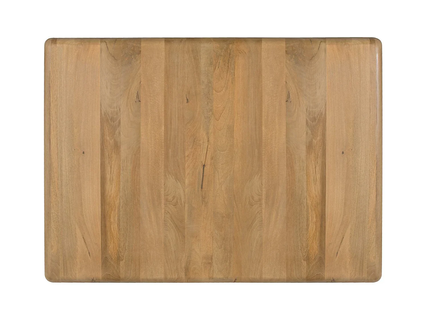 Zagłówek wykonany z drewna mango z półokrągłymi krawędziami