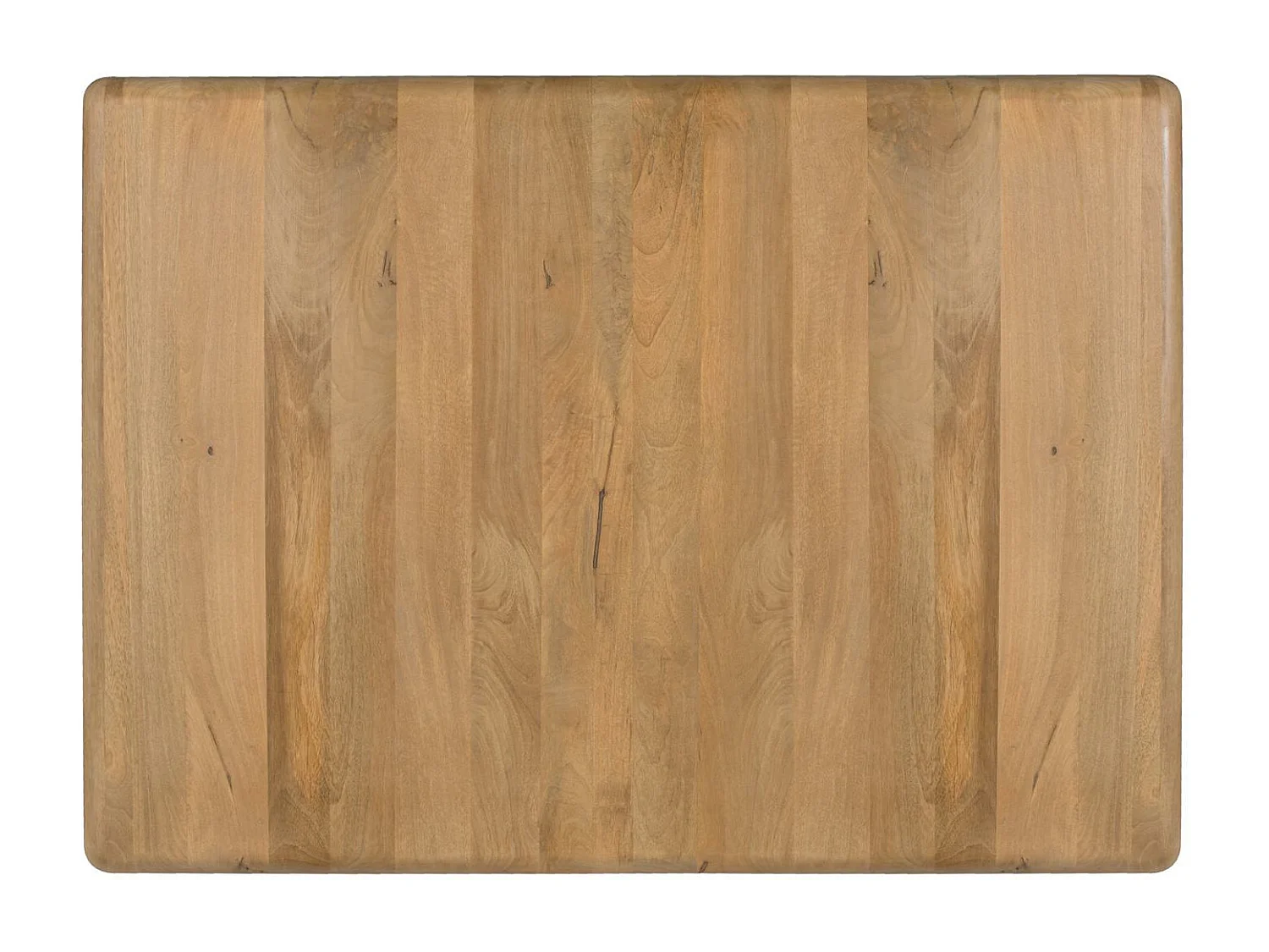 Lampa z drewna manguier z półokrągłymi krawędziami