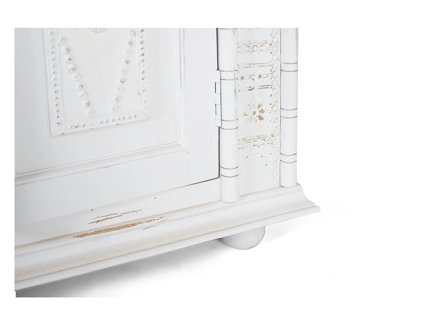 2-drzwiowa szafa wykonana ręcznie z drewna mango