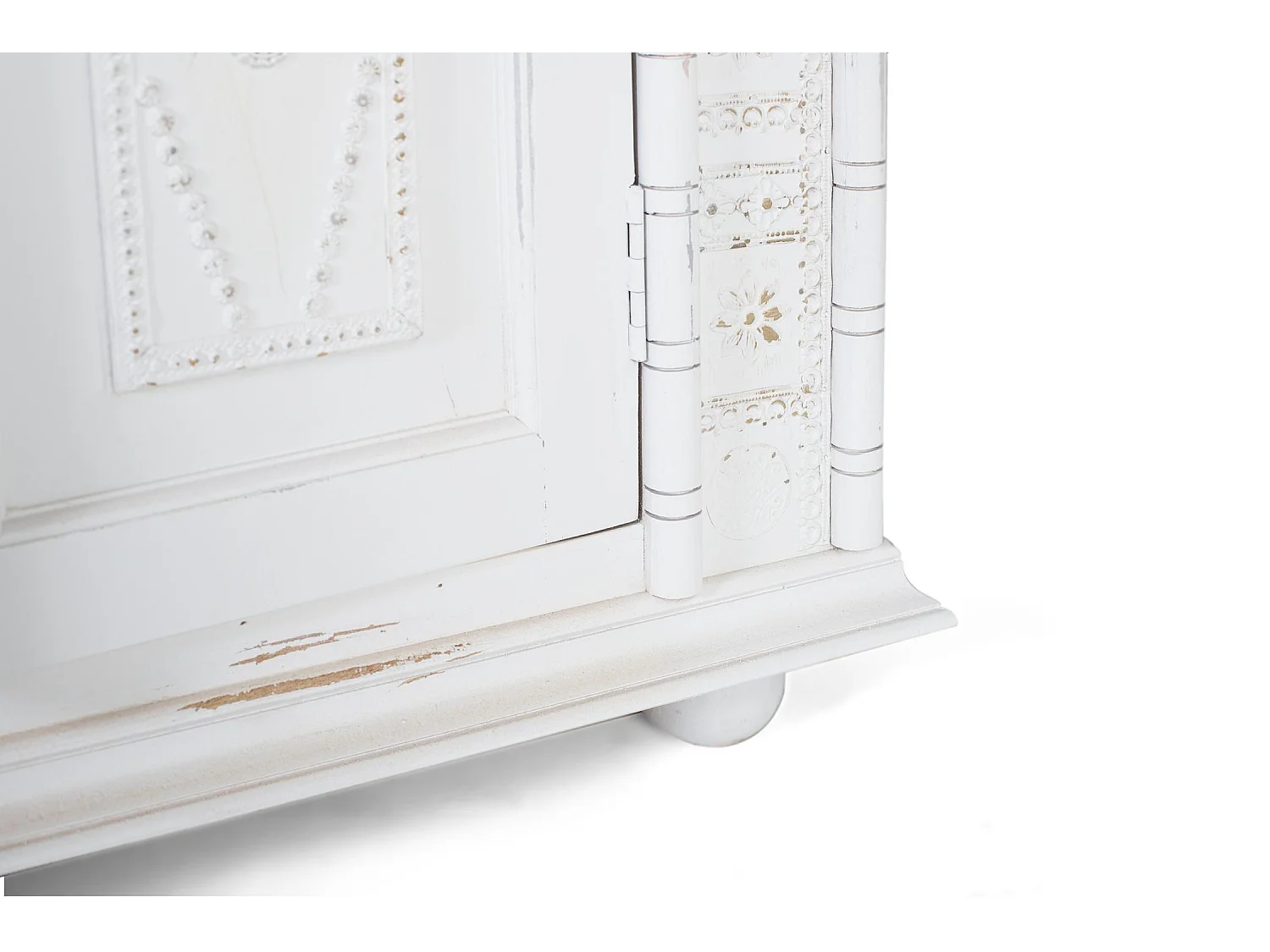 Armoire 2 portes fabriquée à la main en bois de manguier