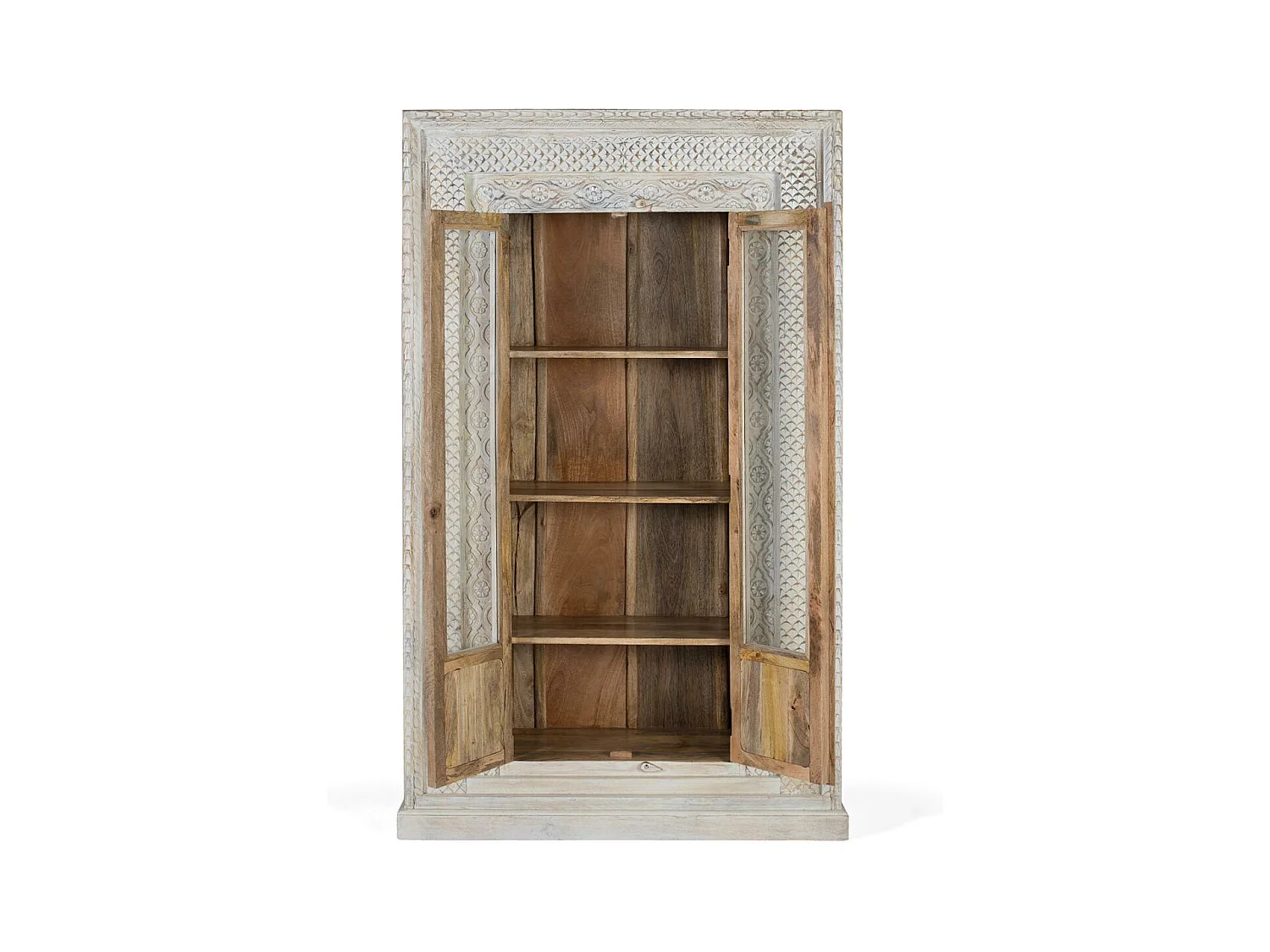 Armoire 2 portes en bois de manguier