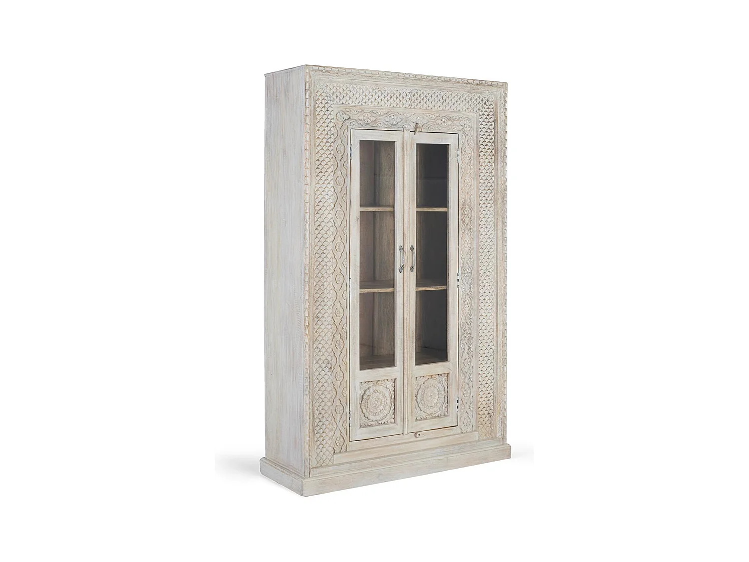Armoire 2 portes en bois de manguier